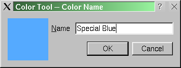The Color Name Dialog