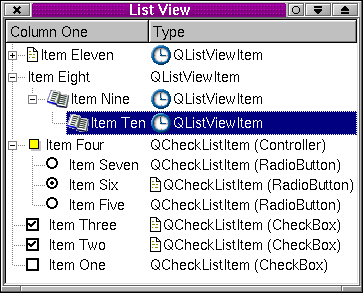 List View Items
